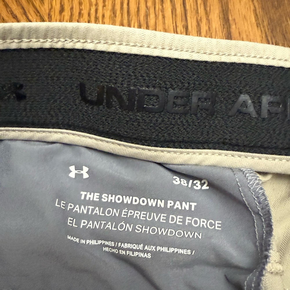 Under Armour Men's Khaki Performance Pants - Picture 2 of 5